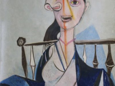 Picasso's Model Turns Her Head - Kitty Williams - 38x50