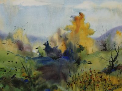 Iulia Carchelan - Landscape with Gold