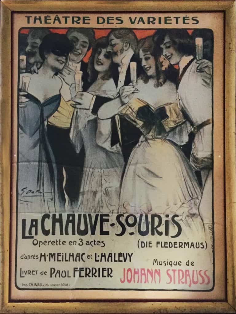 Paris La Chauve-souris Poster | 26x34