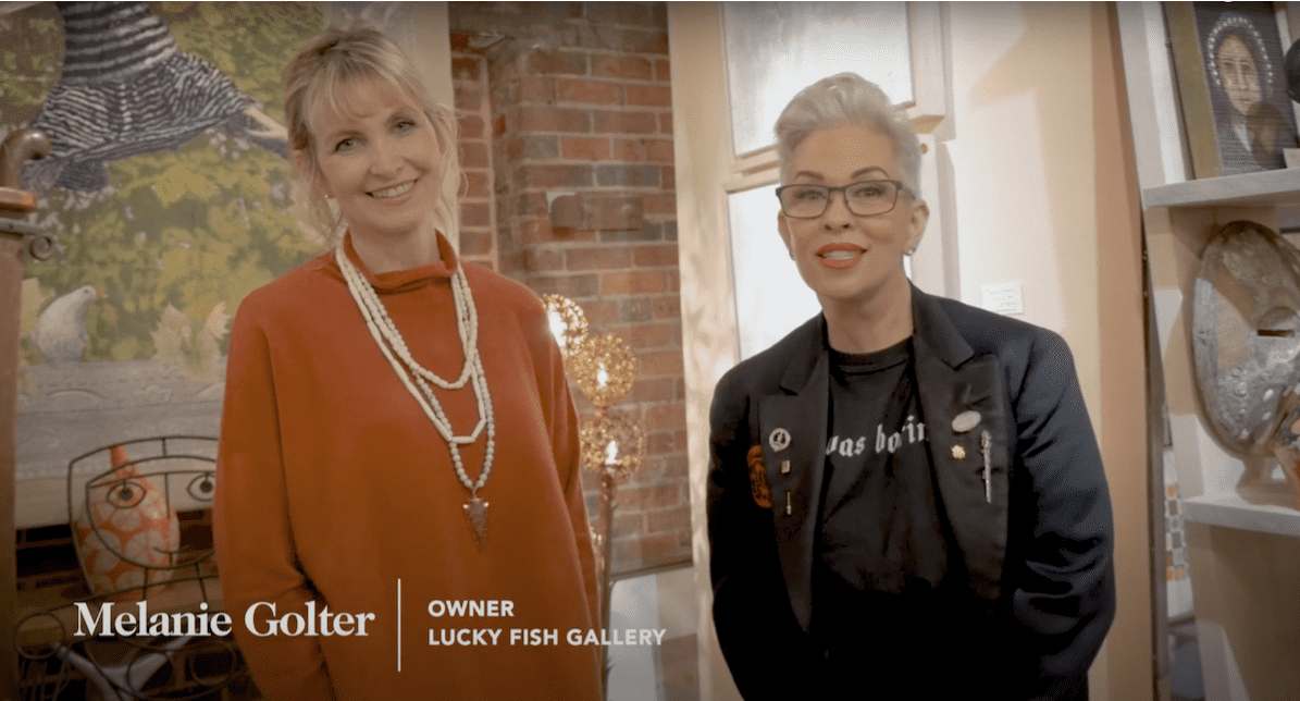 Lucky Fish Gallery - Living Artists Video - Ronati