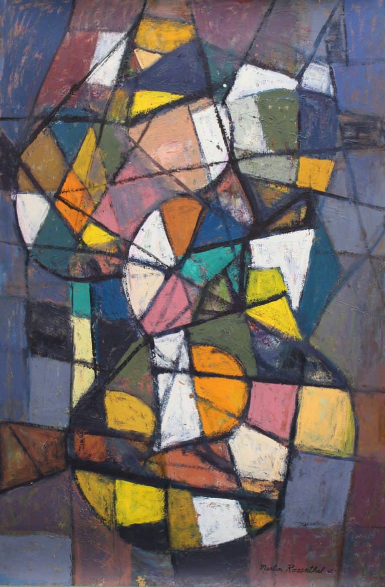 Geometric Abstract #1 - Oil – 26×39