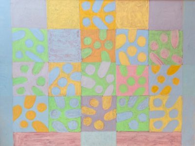 Pastel Wall, Acrylic, 49x37